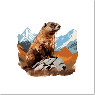 Marmot Posters and Art